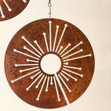 Corten Allium Spinning Art -  available in 2 sizes