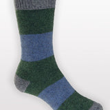 Noble Wilde Possum Merino Hoop Socks