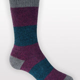 Noble Wilde Possum Merino Hoop Socks