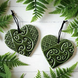 Michelle Bow Swing Heart - Kowhaiwhai