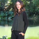 Lothlorian Ride Vest -  9650 New Arrival in Luxurious Possum Merino