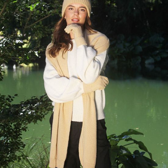 Alpaca 100% Baby Alpaca Scarf – The Haven ALP031