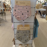 Kiwi & Friends Baby Bibs 2 Pack