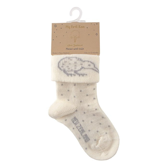 Sketch Kiwi Merino Infants Socks