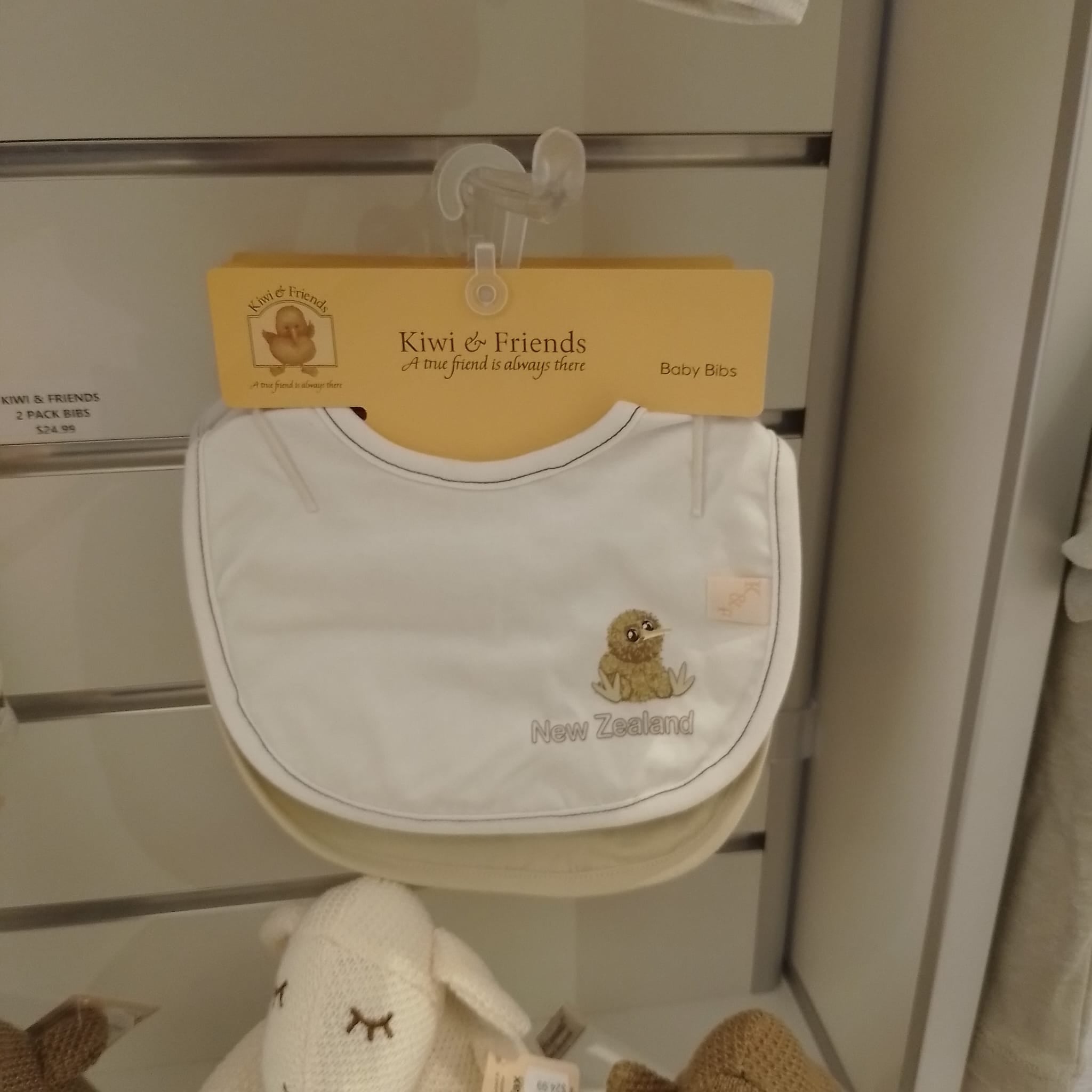 Kiwi & Friends Baby Bibs 2 Pack