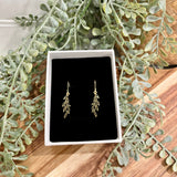 Ataahua Gold Leaf Droplets Earrings
