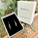 Ataahua Gold Leaf Droplets Earrings