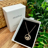 Ataahua Rose Gold Necklace Two Birds