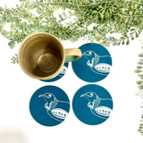 Set of 4 Eco Felt Coasters - Jo Luping Design