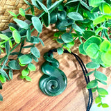 Moreton Pounamu Triple Twist/Koru 65mm 14038QT