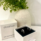 Ataahua Silver Band Studs