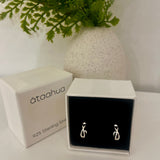 Ataahua Silver Band Studs