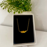 Ataahua Gold Feather Necklace