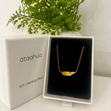 Ataahua Gold Feather Necklace