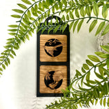 Ian Blackwell Oak Coaster Set of Two