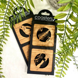 Ian Blackwell Oak Coaster Set of Two