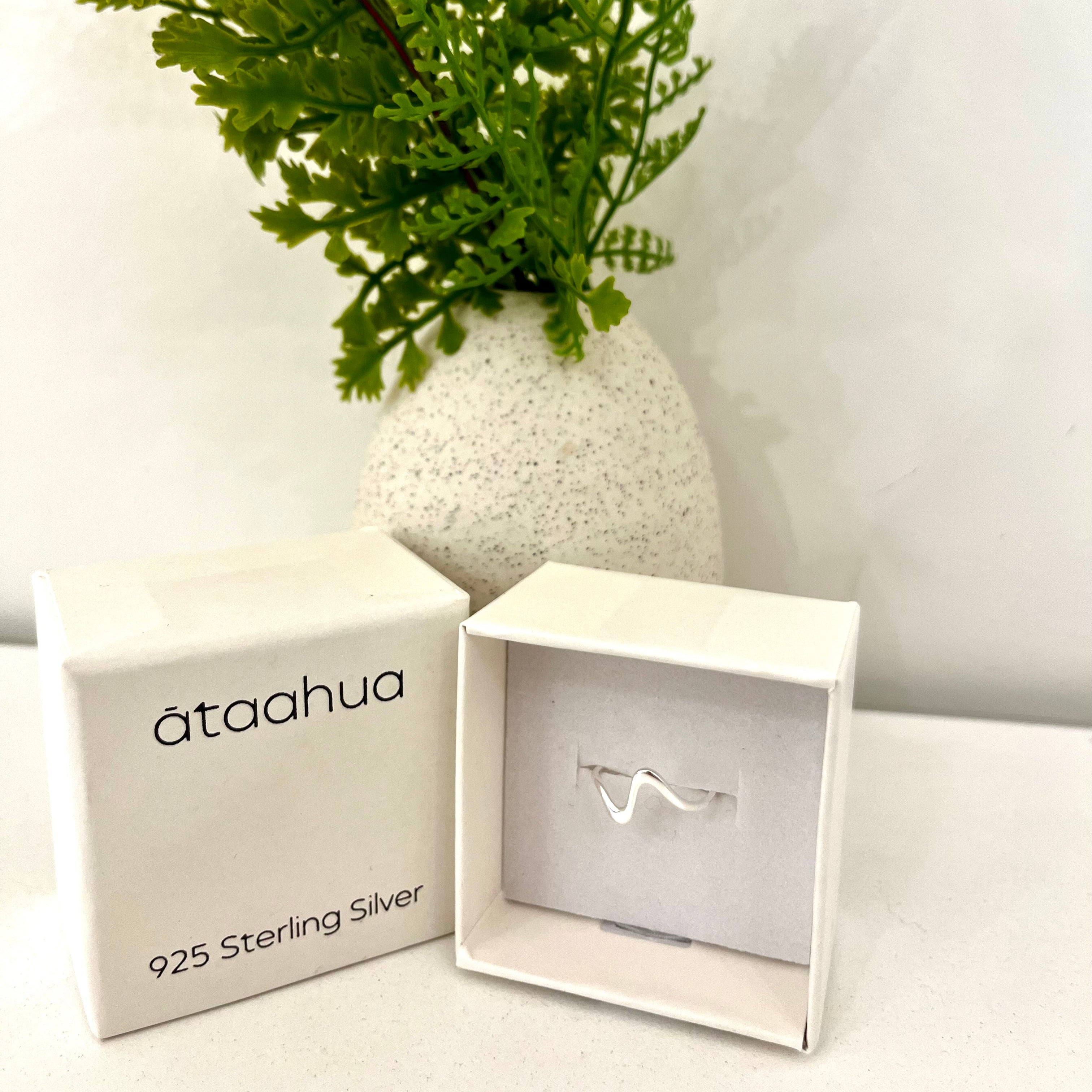 Ataahua Silver Wave Ring