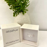 Ataahua Silver Fern Band Ring