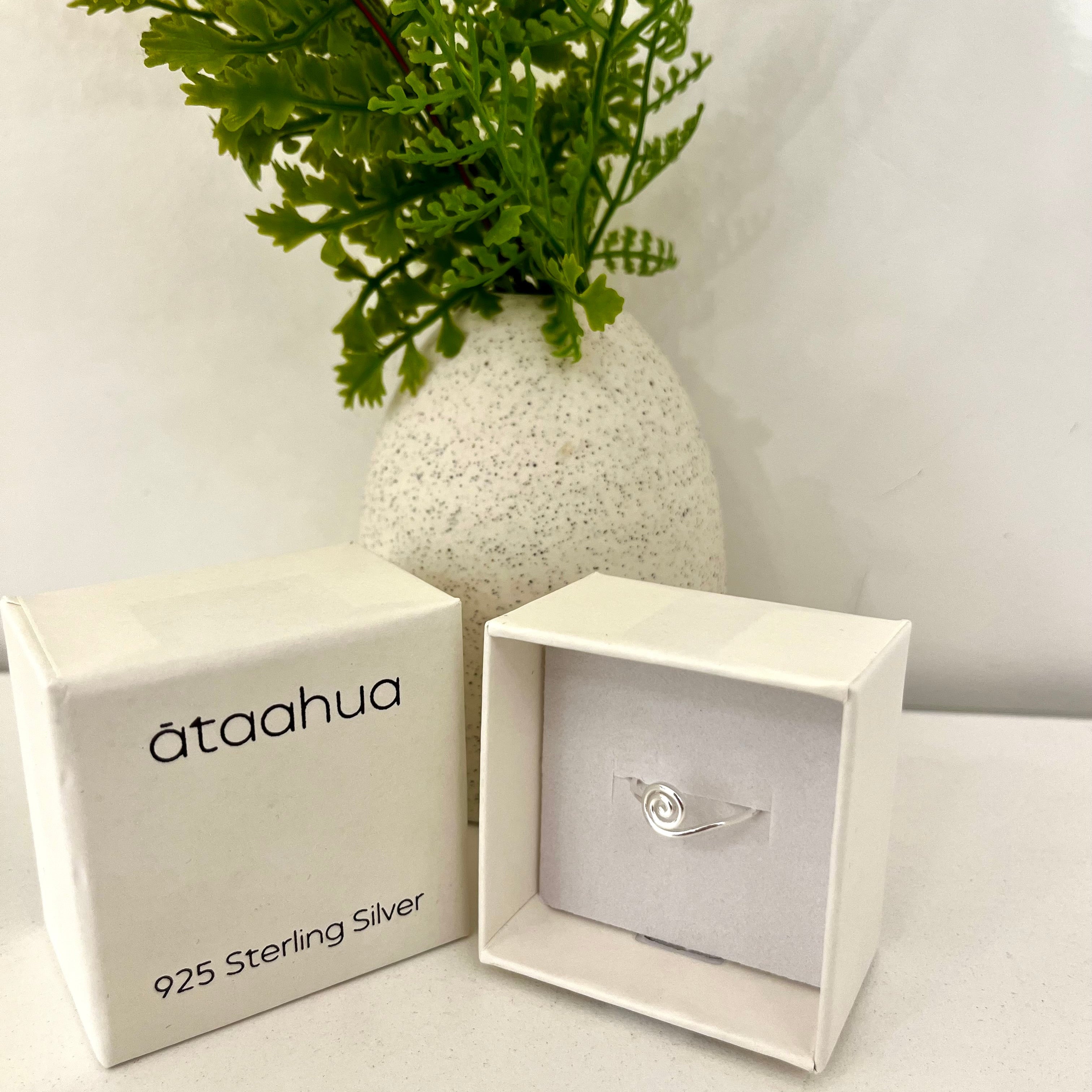 Ataahua Silver Ring Koru Style