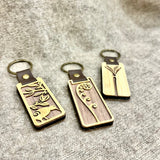 Bamboo Keyring