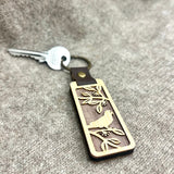Bamboo Keyring