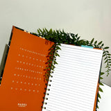 Hardback Kiwi Tropic Notebook - Black