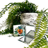 Kiwi Tropics Pocket Mirror - Cream