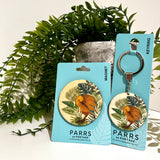 Kiwi Tropics Wooden Keyring