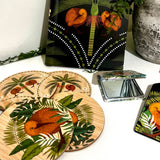 Kiwi Tropic Coasters 4 Pack