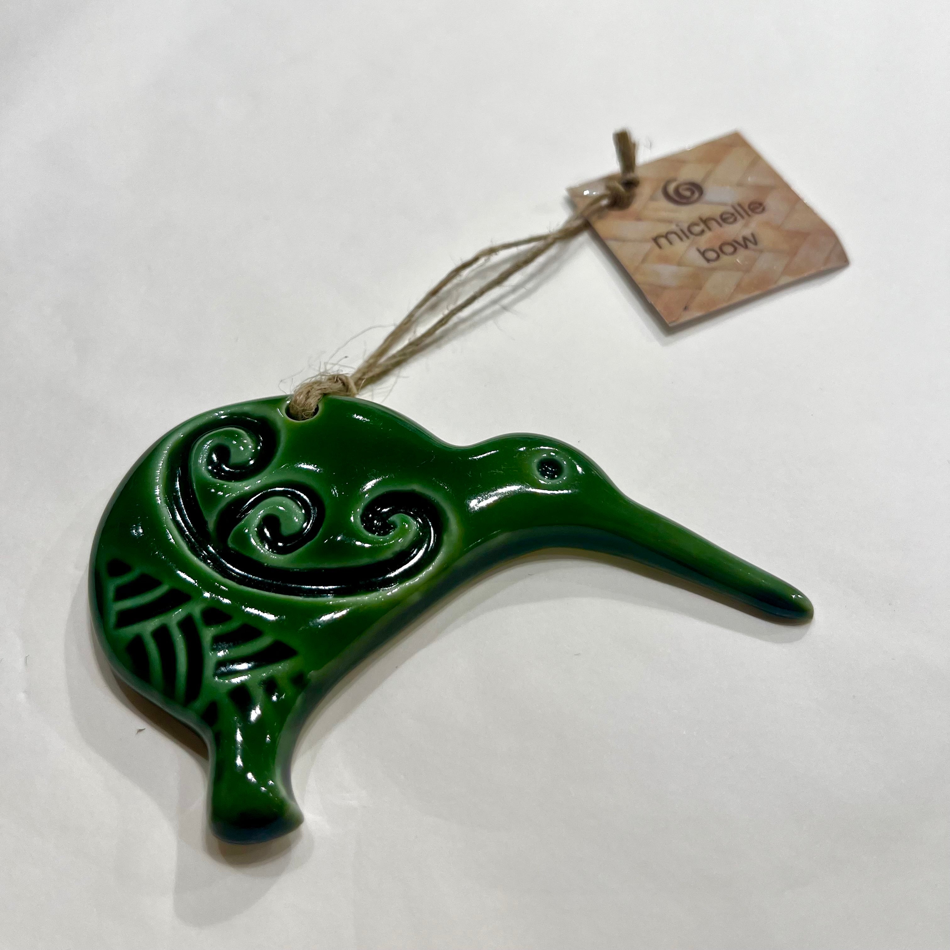 Michelle Bow Ceramic Kiwi Small