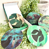 Kathryn Furniss Coasters - Set of 6