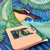 Kathryn Furniss Tea Towel - 'Sacred' - Kingfishers