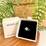 Ataahua Silver Ring Koru Style
