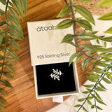 Ataahua Adjustable Leaves Wrap Around Silver Ring