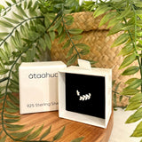 Ataahua Silver Sparkly Fern Wrap Adjustable Ring