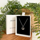 Ataahau Silver Wave Closed Necklace