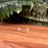 Ataahua Silver Whales Tail Studs