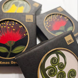 Native Christmas Set Of 4 Ceramic Decorations