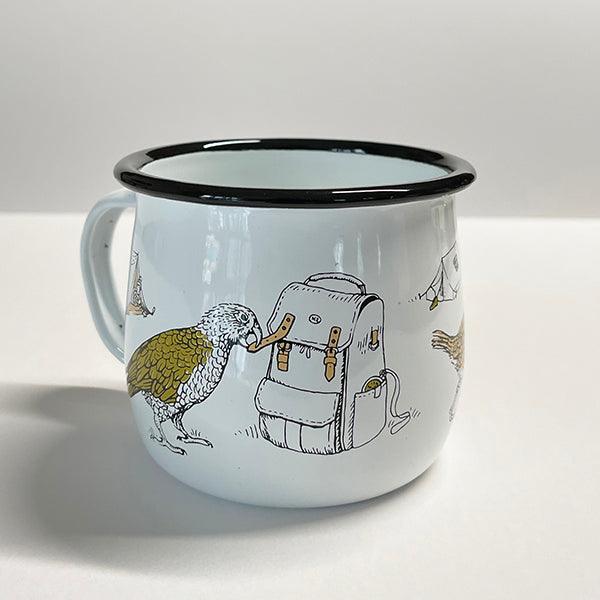 Enamel Mugs By Tanya Wolfkamp