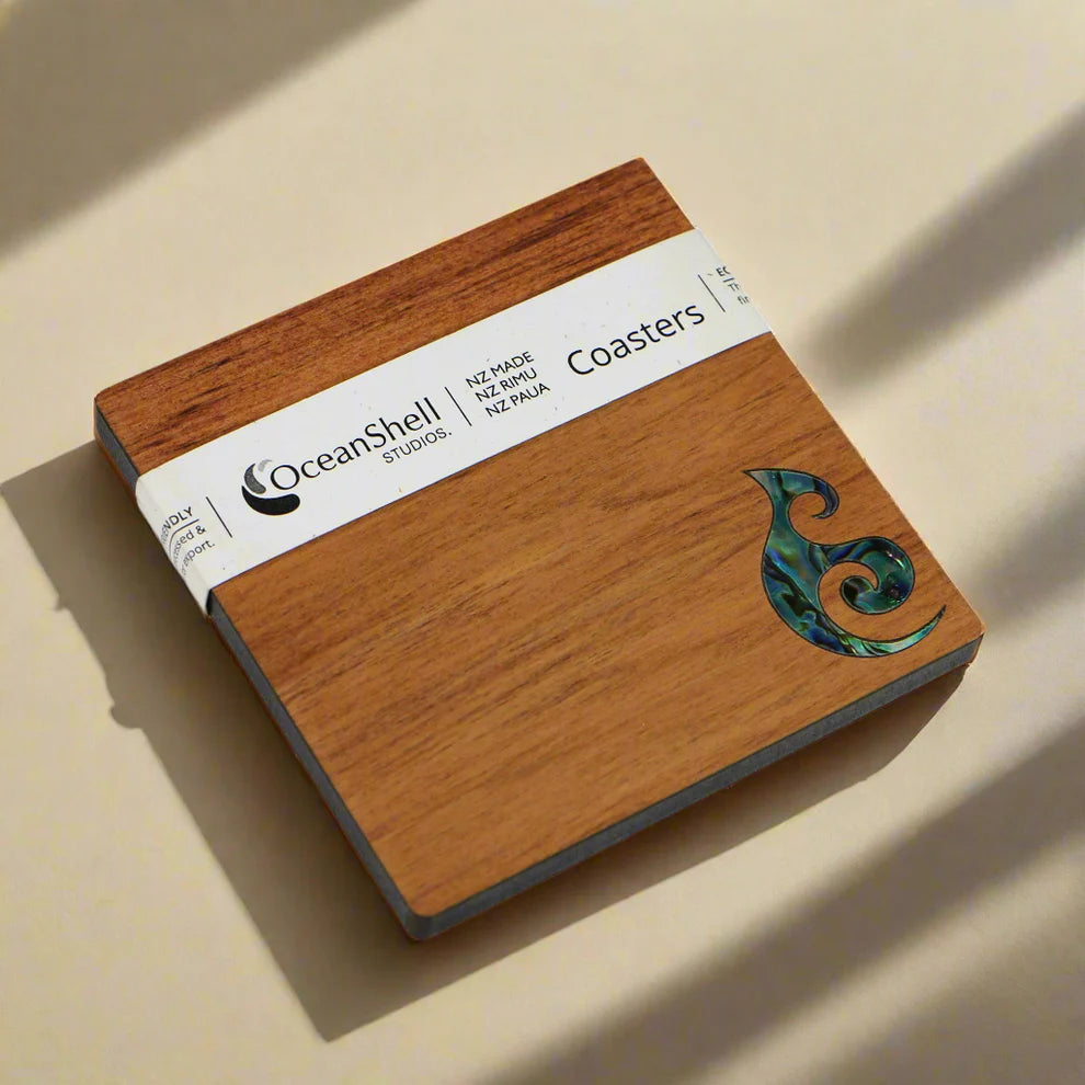 PAUA AND RIMU COASTERS - SINGLES