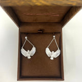 Sterling Silver Drop - Kea Earrings