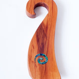 Wine Bottle Holder with Paua Inlay