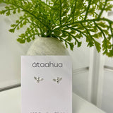 Ataahua Silver Bee Stud Earrings