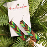 Rimu Veneer Hand Made Earrings