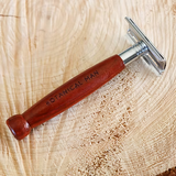 Safety Razor With Rosewood