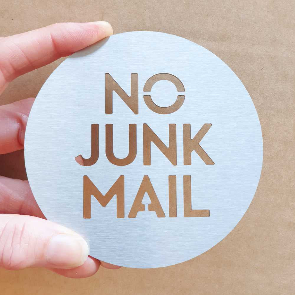 No Junk Mail