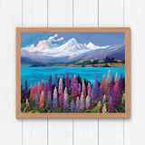 Paint By Numbers - Lake Tekapo Lupins