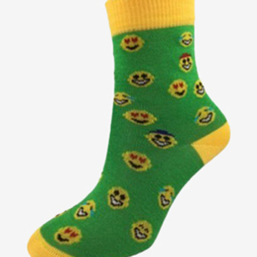 Kids' Merino Wool Smile Sock