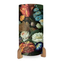 Table Lamp with Rimu Feet - Floral