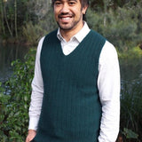 Lothlorian Men's Pullover Vest - Possum Merino 9800